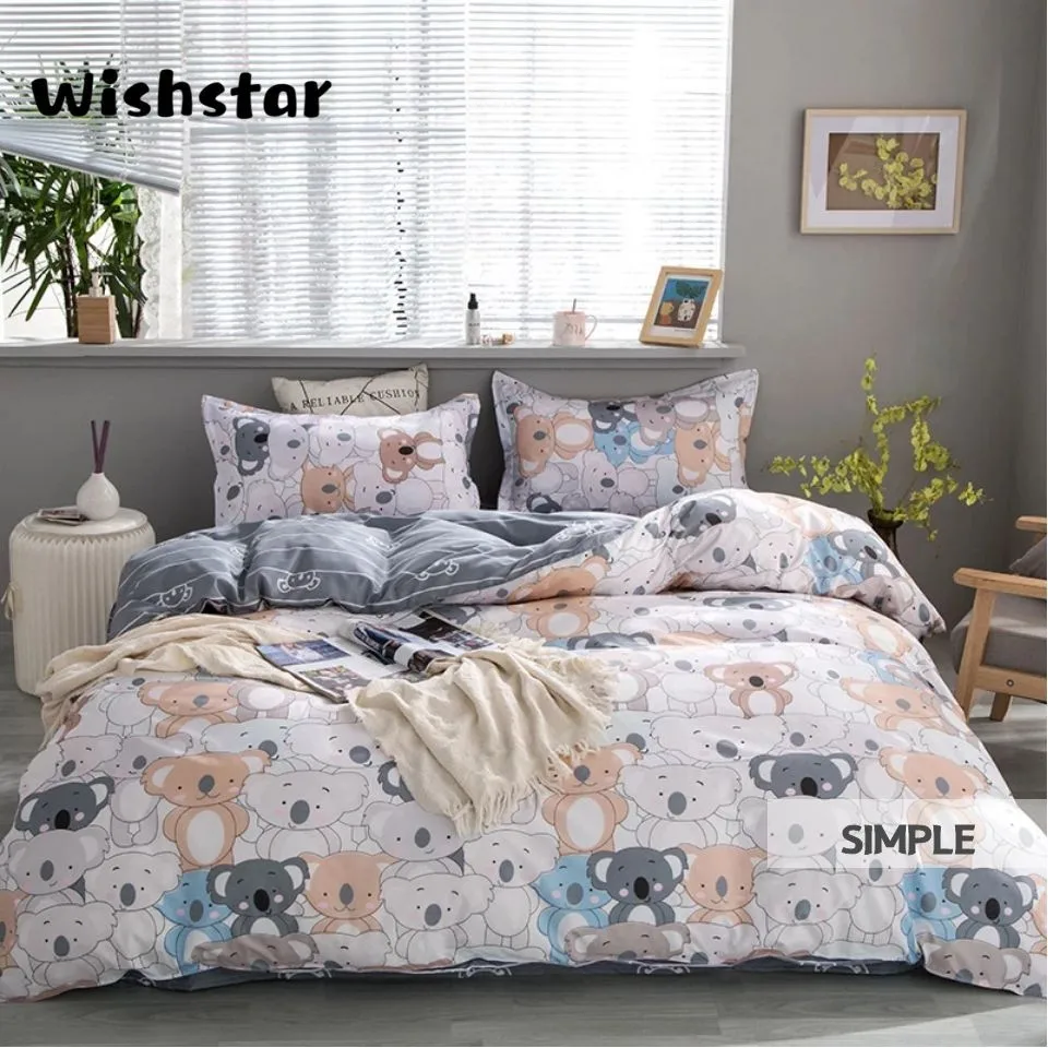 Милый комплект постельного белья с принтом коала для детей мягкие покрывала и