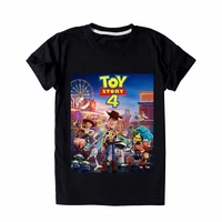 3 14years summer kids t shirt toy story anime figures cartoon printing clothing disney cloth tops girls boys infant toddler tee