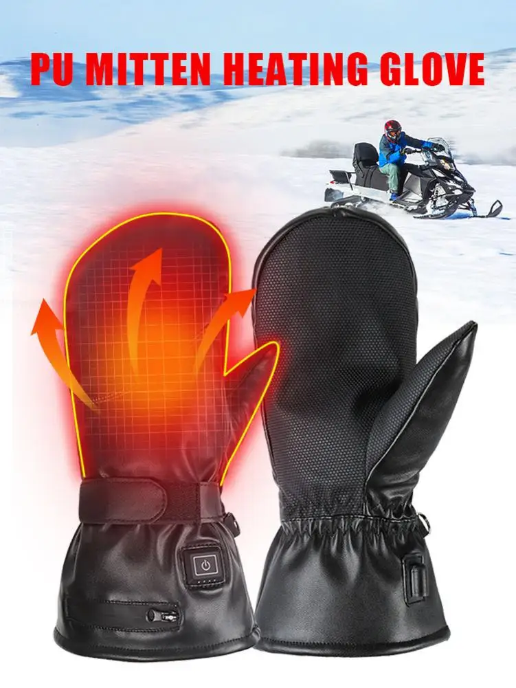 

USB Rechargeable Riding Gloves Winter Electric Heated Gloves Winter Gloves Electric Heated Gloves Waterproof Windproof Glove