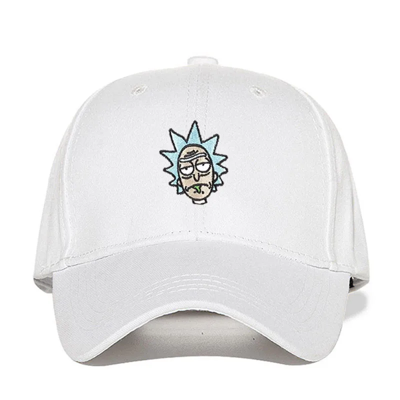 Рик и Морти хаки папа шляпа Crazy Rick бейсболки женские Американский Аниме хлопок вышивка Snapback аниме любителей кепки для мужчин