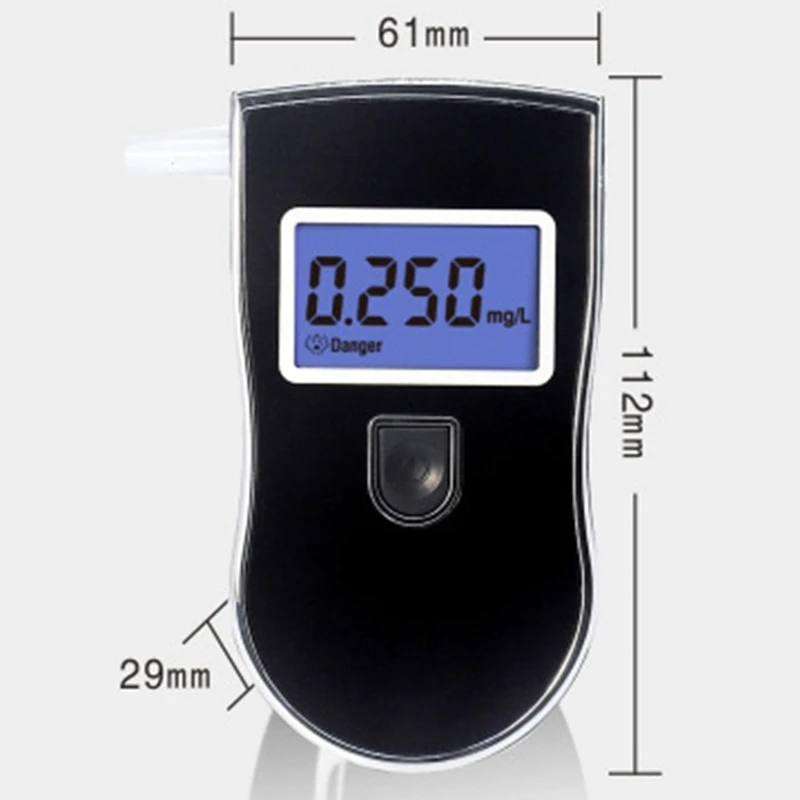 

Detector Digital Breath Alcohol Tester, Car Breathalyzer, Portable Alcohol Meter, Wine Alcohol Test,Blowing Drunk Driving Tester