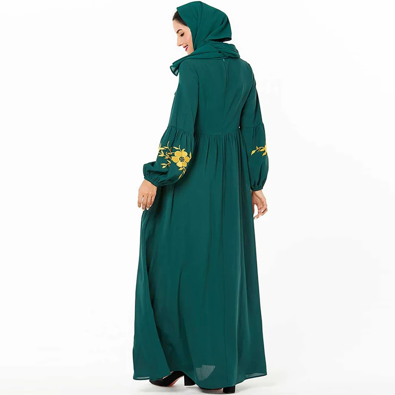 Новейшее мусульманское платье Дубай размера плюс женское исламское турецкое