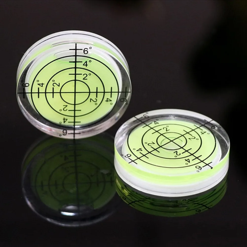 

Spirit Level Bubble 32mm X 7mm Mini Round Bullseye Leveller Boat Caravan Tile