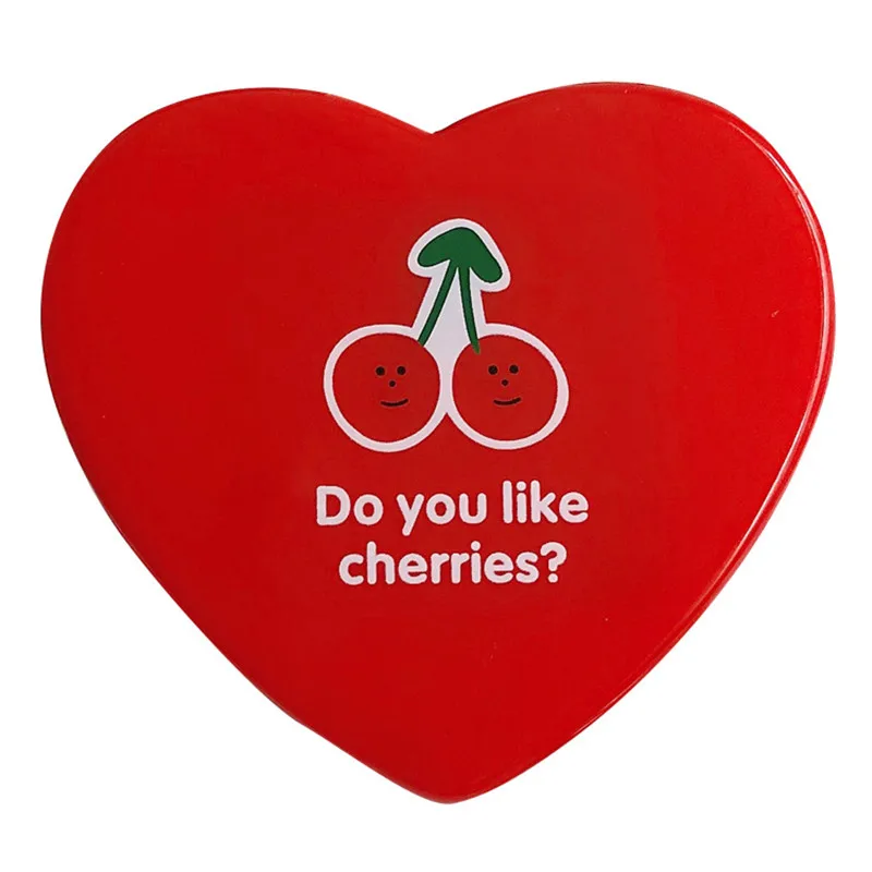 Милый в форме сердца контактные линзы коробка для хранения очки путешествия