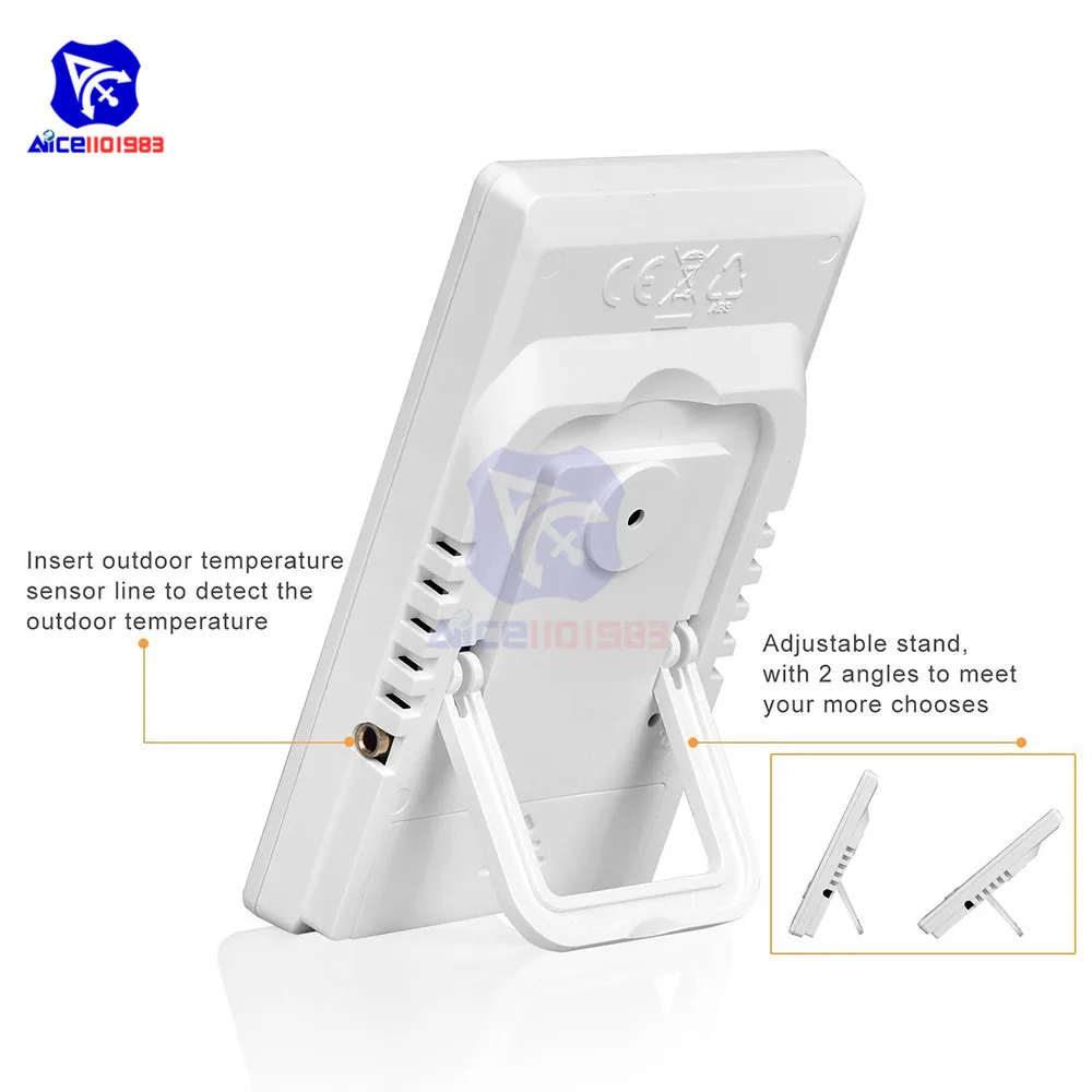 Цифровой гигрометр diymore с ЖК дисплеем измеритель температуры в помещении и на