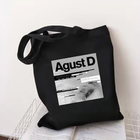 august d graphic print cool handbags korean style bag harajuku aesthetic white large capacity bag female shopping bags