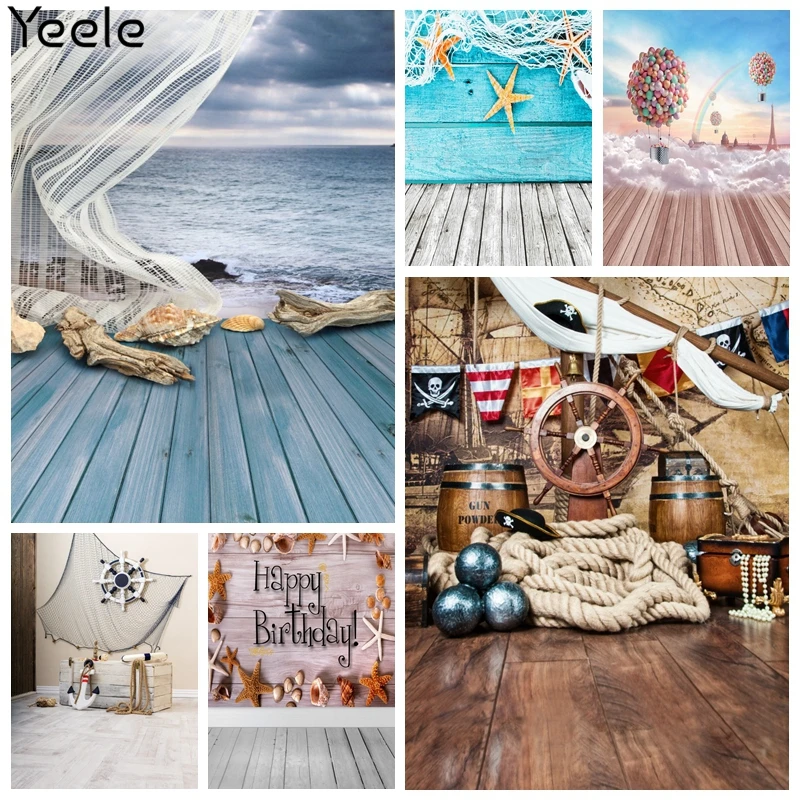 Yeele фон для фотосъемки с пиратский съемки на день рождения корабль имитацией