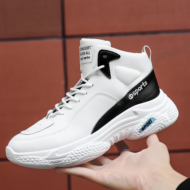 2019 г. Мужская повседневная обувь Корейская кожаная подходящая по цвету дышащая