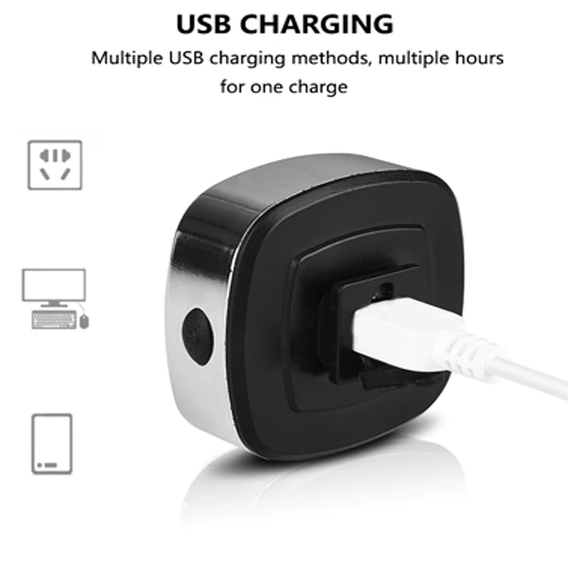 Светодиодный безопасный индукционный велосипедный мини-фонарь со встроенной