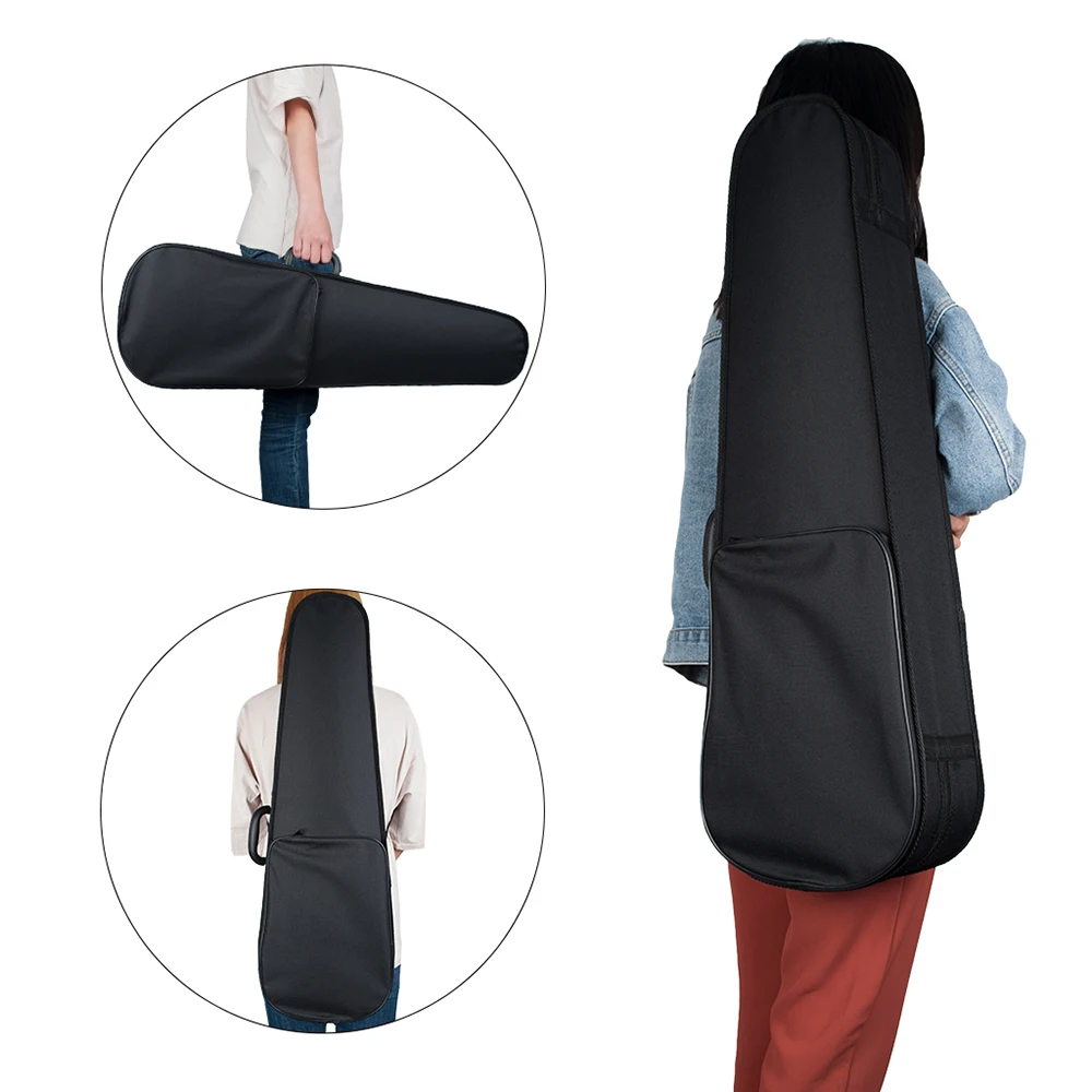 

ammoon 4/4 Full Size Electric Violin Solid Wood with Brazilwood Bow Headphone Carrying Bag 6.35mm Audio Cable