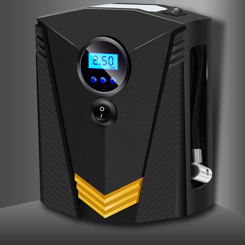DC 12 вольт автомобильный портативный воздушный компрессор насос цифровой шинный
