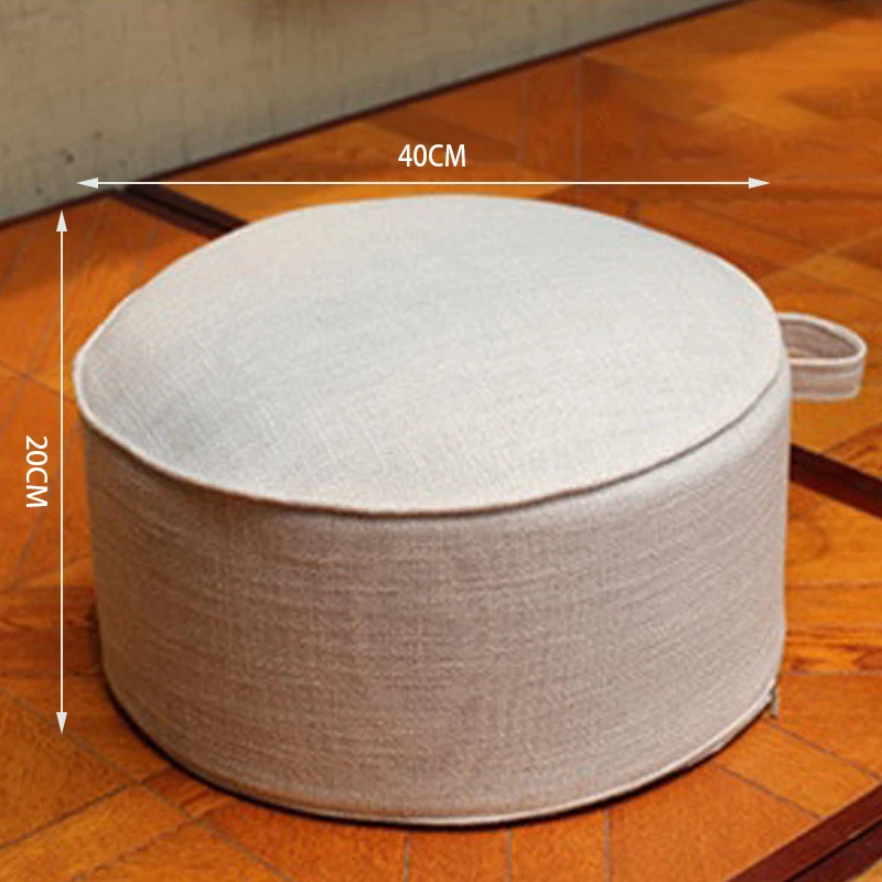 

Round Sponge Seat Cushion Pain Relief High Strength Chair Pad Meditation Yoga Tatami Mat Solid Color Sofa Cushions Home Decor