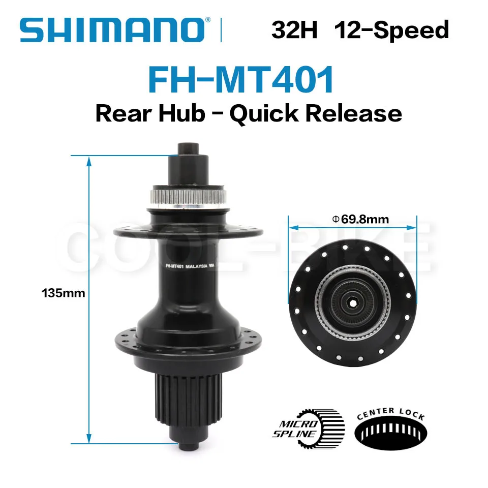 SHIMANO DEORE MT500 MT401 FH HUB Shimano 12 s Hub 32H Центральный замок 135 мм MTB Bike Скоростей CS M6100 M7100 M8100