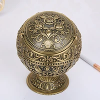 multi functional creative ashtray european style ashtray living room metal living room ktv office home with lid
