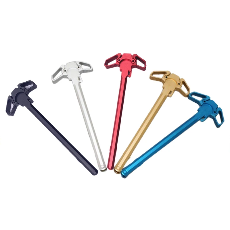 

Game Pulping Machine Premium Charging Handle Black Ar Metal Ambidextrous Handle Tool Parts Black Car Accessories Stainless Steel