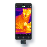 infiray p2 the smallest in the world phones infrared thermal imaging camera thermal imager for mobiles android type c interface