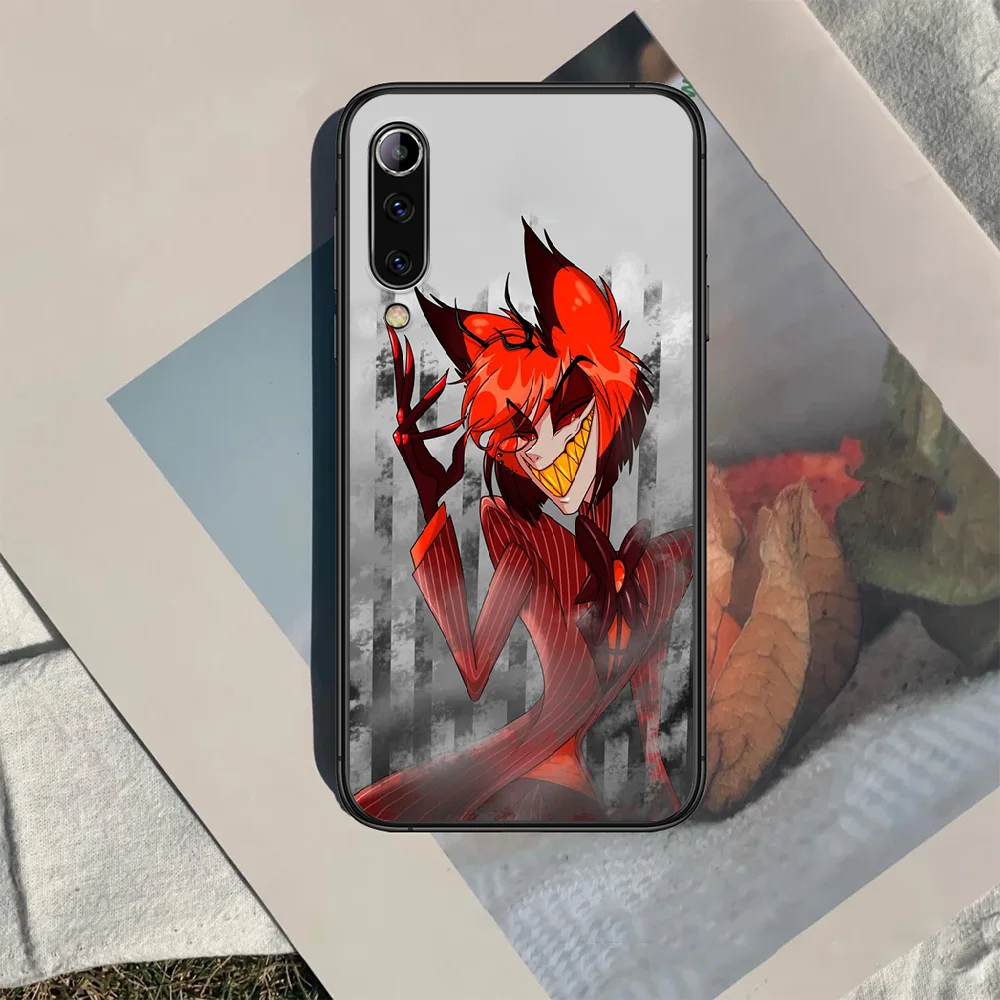 

hazbin hotels Alastor Phone case For Xiaomi Mi note 10 A3 9 MAX 3 A2 8 9 Lite Pro ultra black Bumper Soft Cell Pretty Coque
