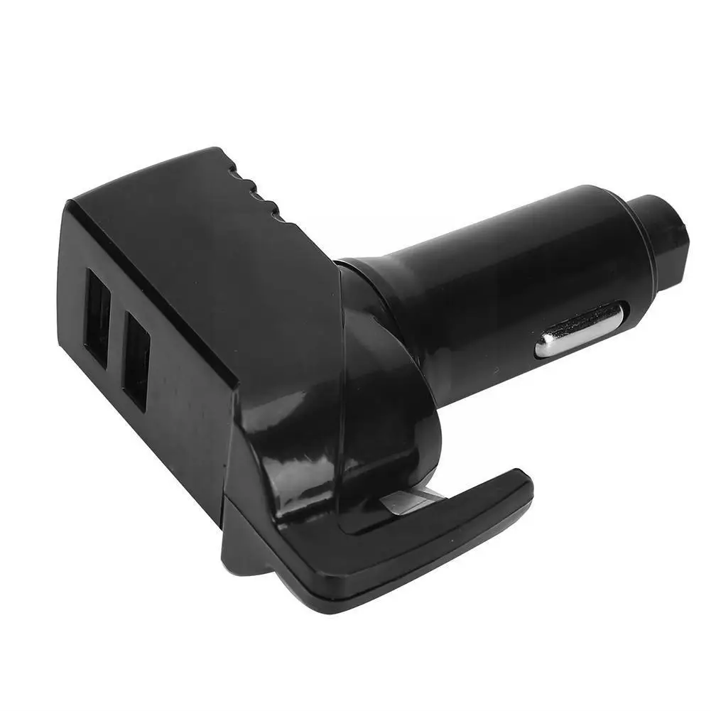 

3 In 1 Car Emergency Escape Tool Usb Charger Seatbelt Punch Cutter Hammer Usb With Cutting Window Ports Breaker Dual With C Z0F1
