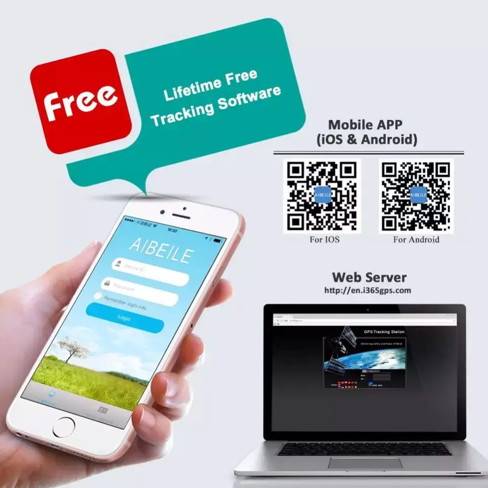

Mini Personal GPS Tracker Kids Free Internet APP Pet Dog GPS Real-Time Tracking SOS Alarm Voice Monitor For Old Man Children Pet