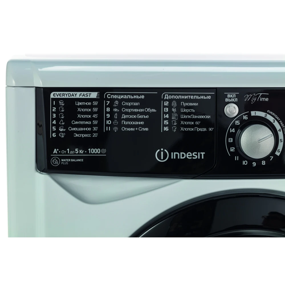 Washing machine machines automatic narrow mini compact for home clean clothes fresh linen Indesit EWSD 51031 BK CIS | Бытовая техника