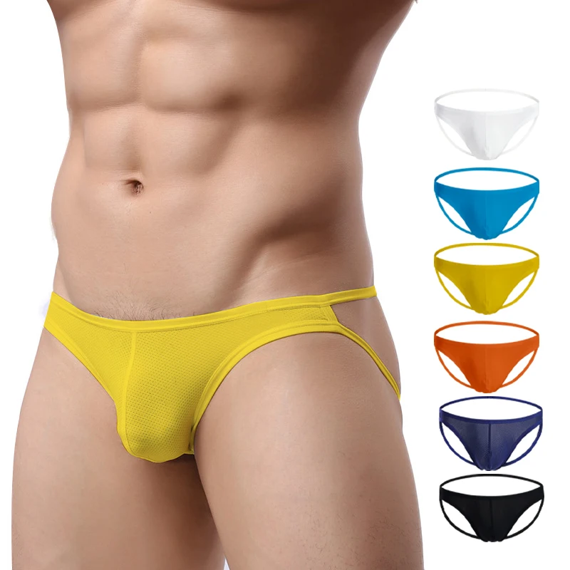 

New 2021 Sexy Thong Man Sissy Lingerie Underwear Men Erotic Gay Mens Thongs Men's Bikinis Jockstrap Mesh Male Cueca Tanga AD7106