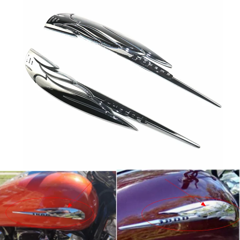 Мотоцикл для VTX1800 1800C 1800R 1800S GL1800 Хром ABS топливный бак эмблема значок украшение 3D