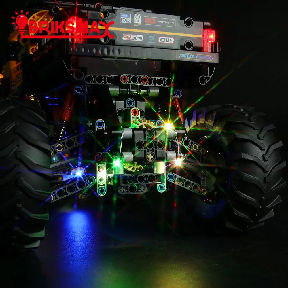 BriksMax светодиодный светильник для Technic 42099 4X4 X-treme Off-Roader светильник ing Set(не включает модель