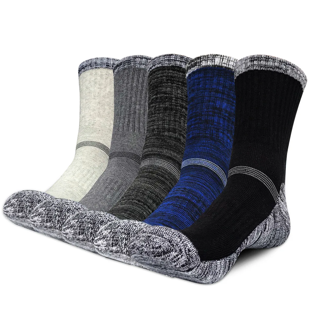 

Men's Wicking Cushion Cotton Socks Sports Hiking Socks Climbing Hiking Sport Seamless Boots Floor Sleeping Socks For Men