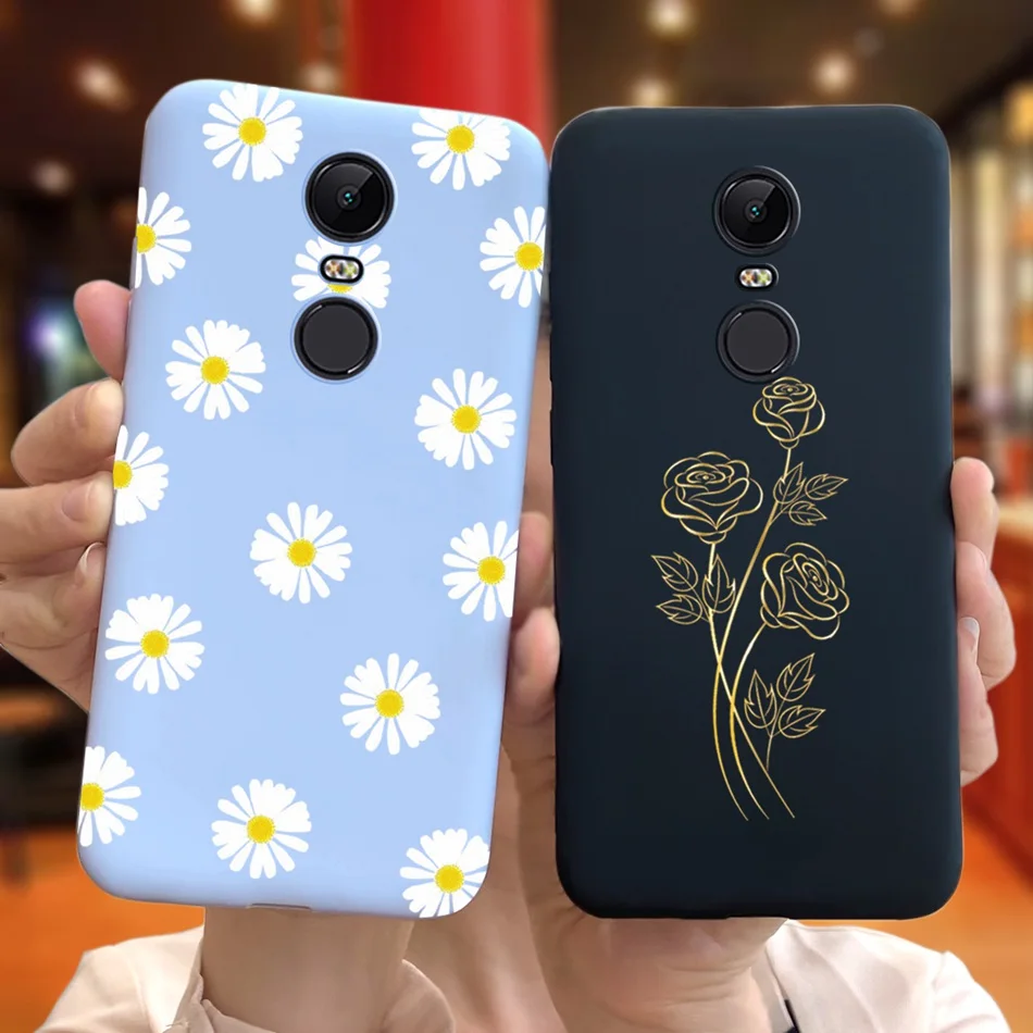 Чехол для телефона с рисунком подсолнуха Xiaomi Redmi 5 Plus чехол-накладка мягкий бампер