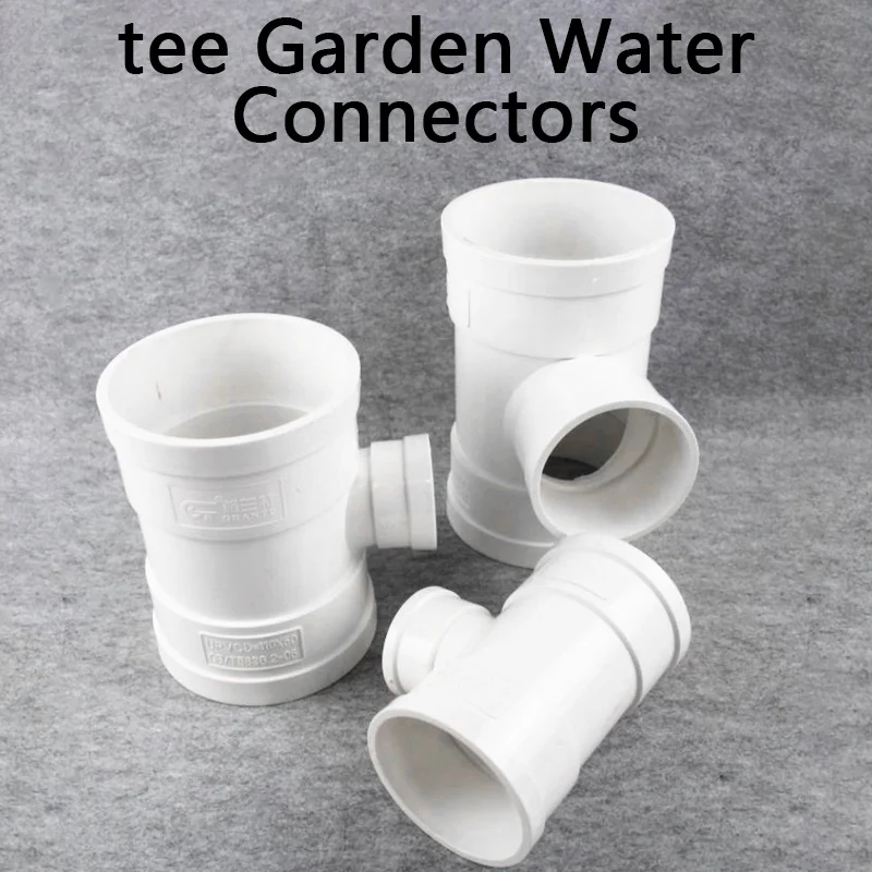 

Reducing Tee Drain pipe fitting joint tee Garden Water Connectors Industrial Water Pipe Fitting 1 Pcs
