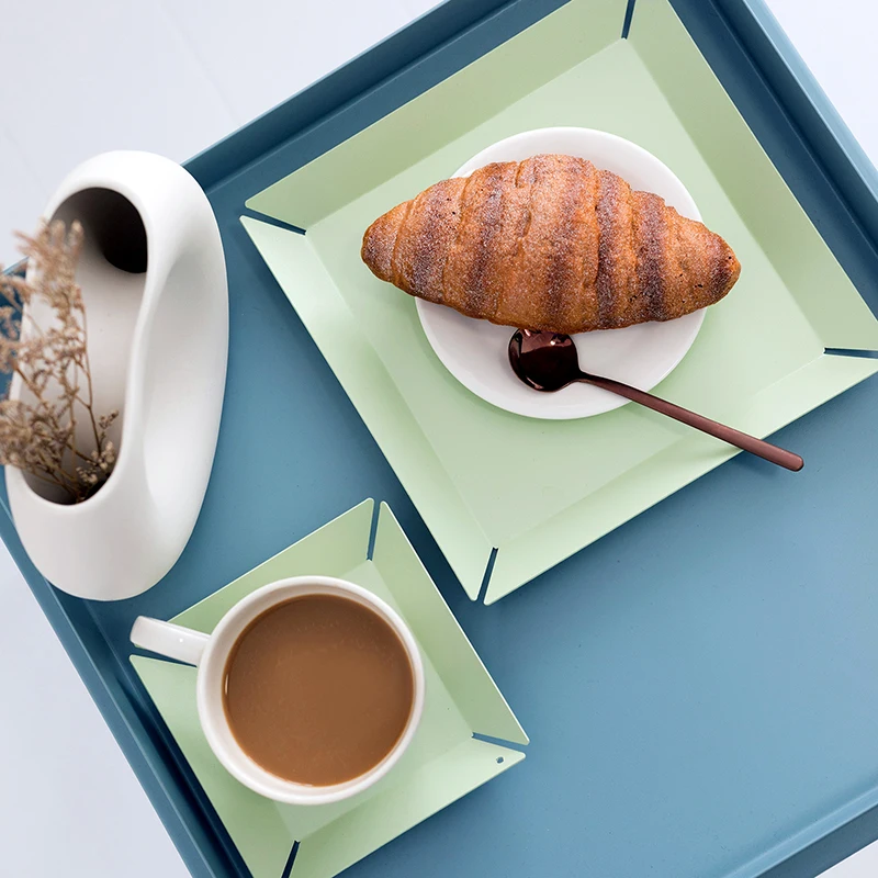 Зеленые лотки для хранения торта украшения инструменты духи/макияж/Ювелирные