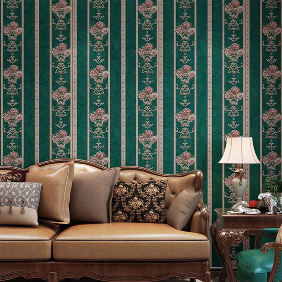 Обои из толстого тисненого материала атмосферные американские нетканые обои