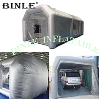 automobile giant inflatable spray paint booth tent inflatable car workstation tan car wash garage tent for maintaining