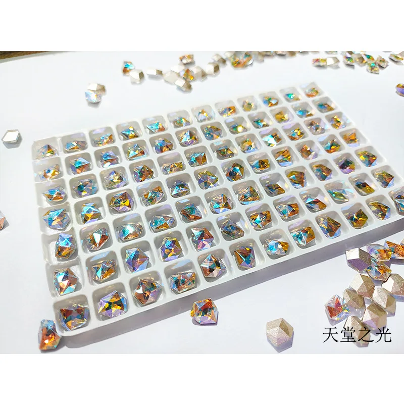 Супер-вспышка Arc Solid Ice кубики ювелирные изделия драгоценные камни K9 кристалл 3 * AB