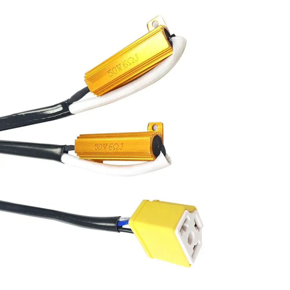 H4 Ecoder LED Headlights Decoder Resistor Free Error Load Warning Signal Canceller | Автомобили и мотоциклы