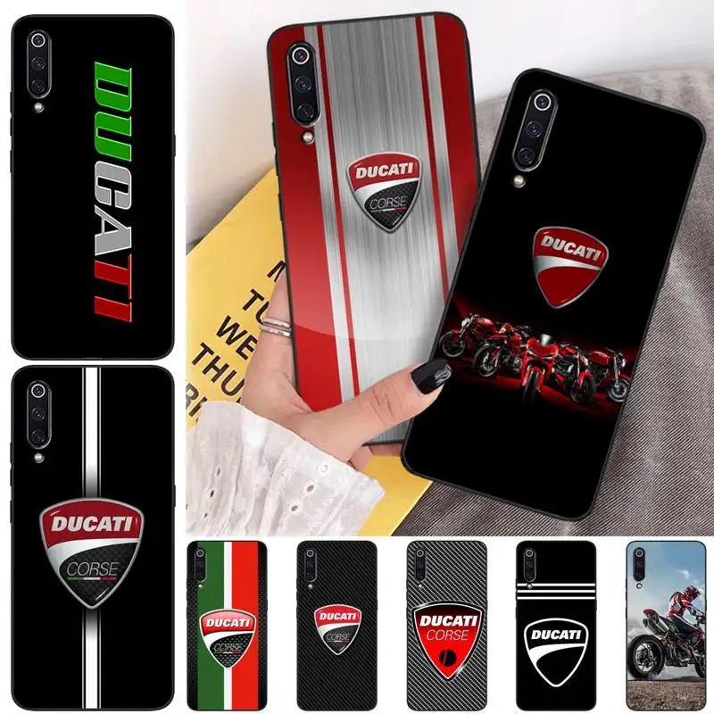 

Famous Motorcycle Ducatis Brand Phone Case For Xiaomi 7 7a 8 9 Mi 8 8t 9 10 Pro Lite Se Coque Cover