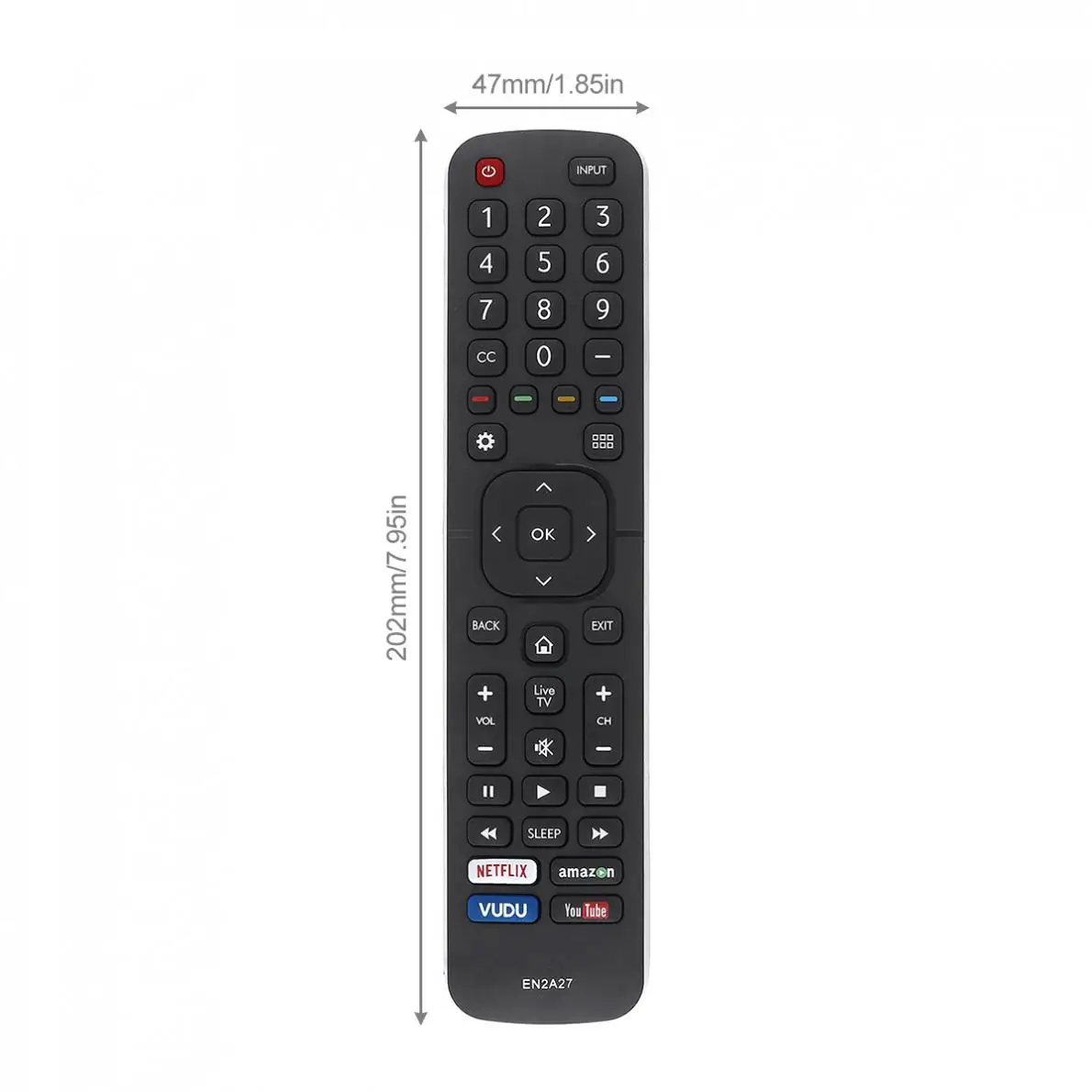 EN2A27 умный светодиодный пульт дистанционного управления для телевизора запасная