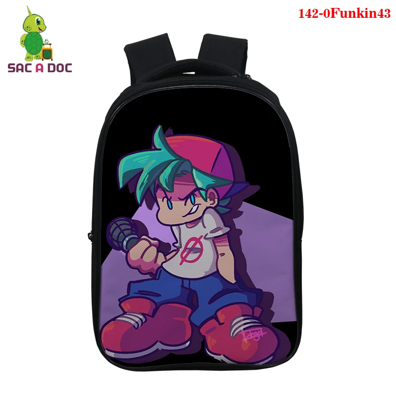 

Hot Sale Friday Night Funkin Backpack 3d Printed Cosplay Backpack 3d Game Student School Bag Kids Back To School Bookbag Mochila