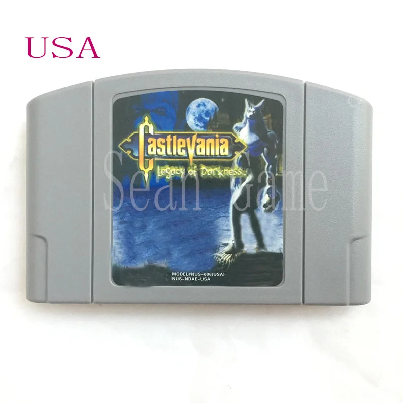 Высокая США NTSC качества обслуживания клиентов картридж Legacy тьмы карты для 64 бит