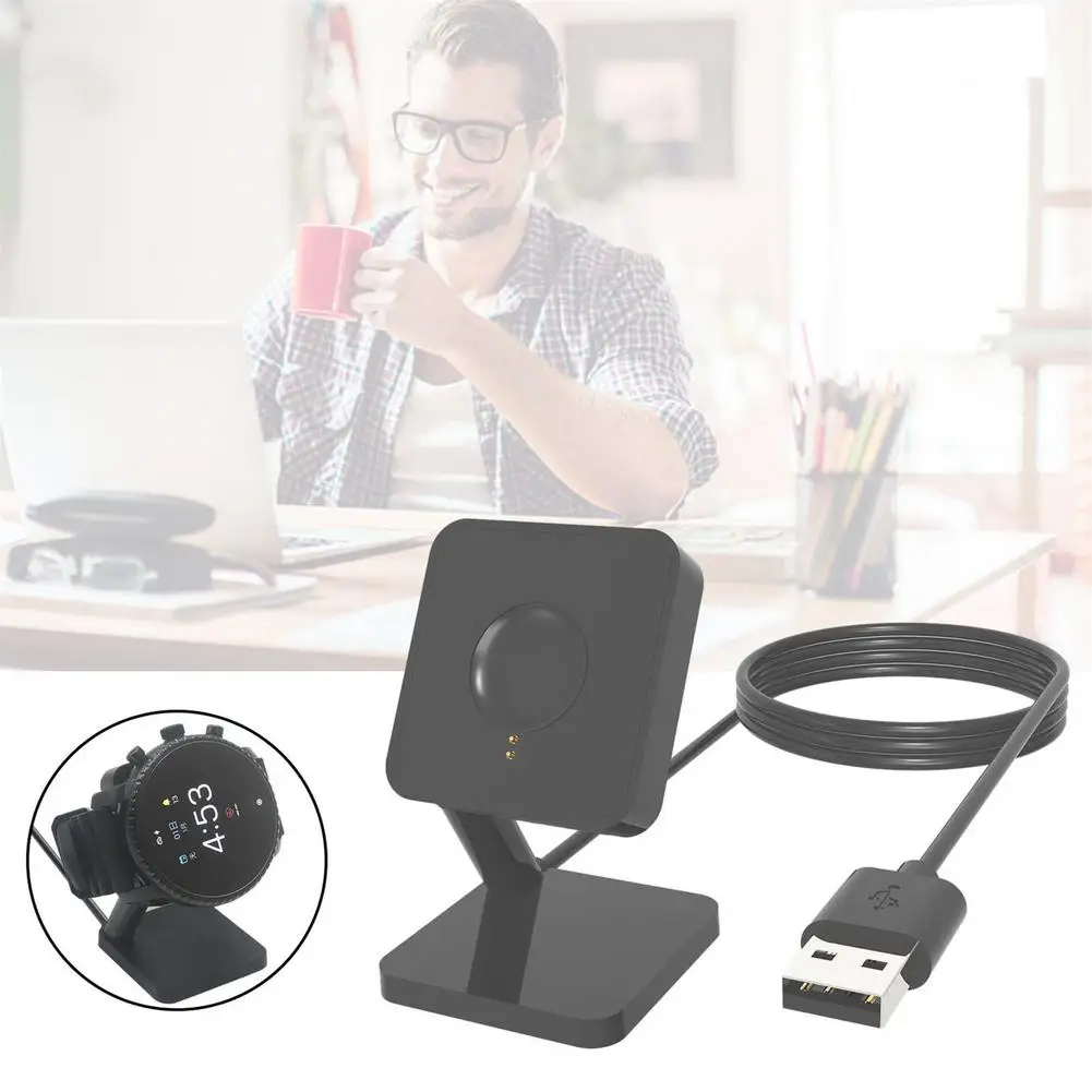 

Кронштейн зарядного устройства USB для Fossil Gen 6/Gen 5/Gen 4, сменный зарядный кабель для умных часов, быстрая зарядка, стабильная производительност...