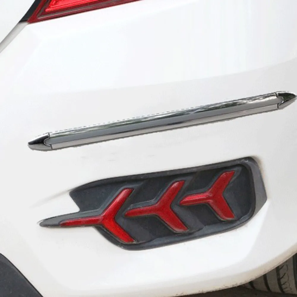 

Universal Car Rear Bumper Anti-collision Strips Sill Body Guard Protector Rubber Trim Cover Strip 4Pcs