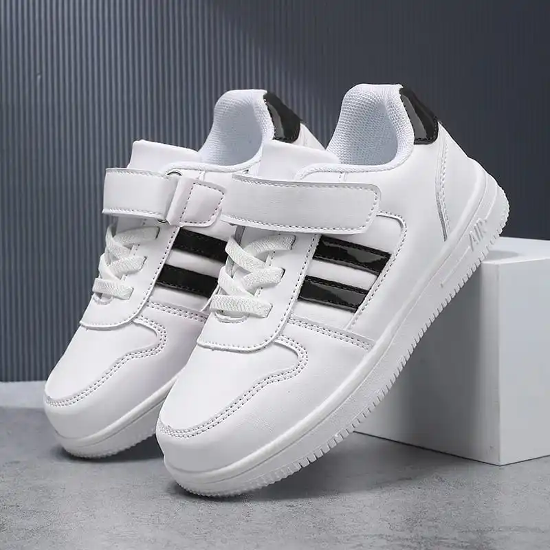 Children Casual Shoes White Black Kids Shoes Anti-slip Fashion Kids Sneakers Comfortable Sports Shoes For Boys Girls Size 28-39 enlarge