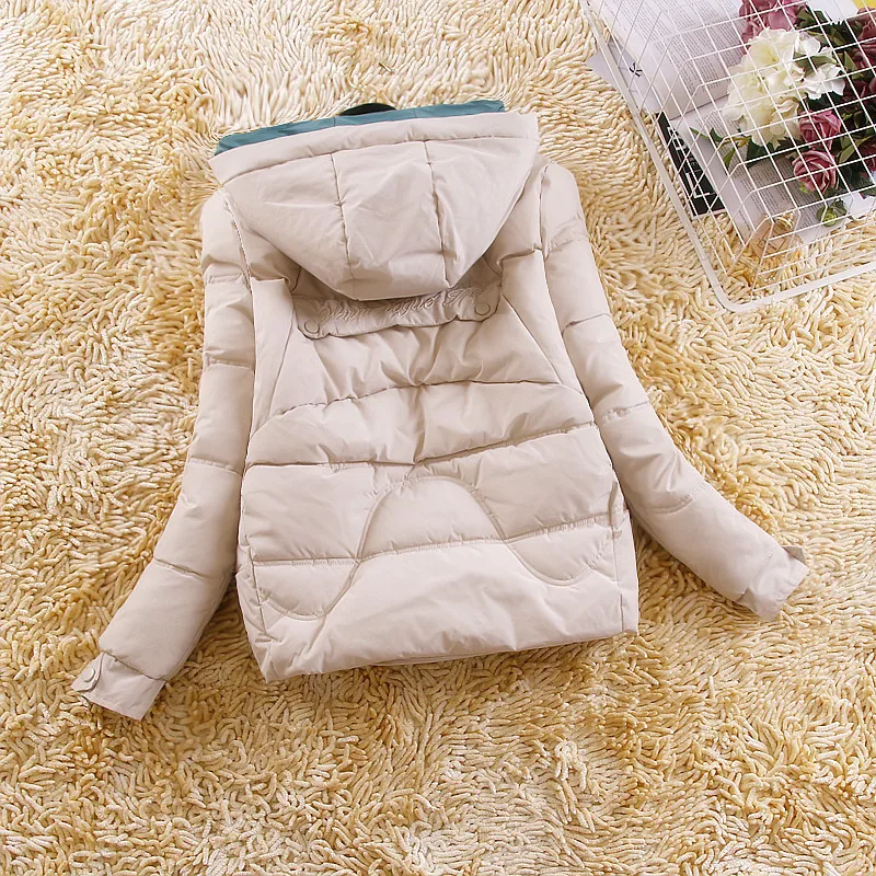 

Winter Jacket Women Parkas Short Down Cotton Coat Hooded Padded Puffer Jacket Korean Manteau Femme Hiver 2020 KJ3734