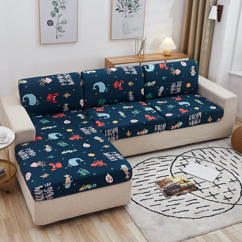 

Elastic Force Sofa Cover For Armchair Living Room Corner Sofa Cover Cushions Seats Funiture Protector Slipcover Couch Covers