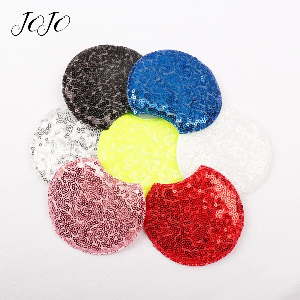 JOJO Луки к требованиям заказчика Сверкающие Блесток хлопчатобумажные нашивки