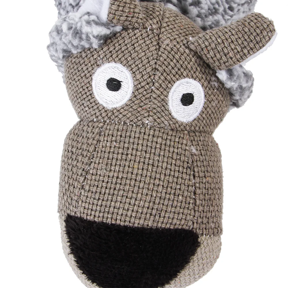 

New Pet Plush Toys Dogs Bite Resistant Squirrel Toys Puppy Chew Animals Toy 2020 Cute Duck Cow Shaped Squeak Toys
