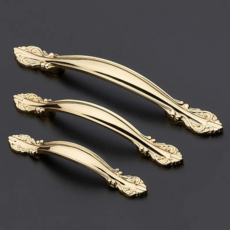 Door Handles Archaize of American style Europe is aureate pure copper shake handshandle modern rural drawer chest ambry door ful |