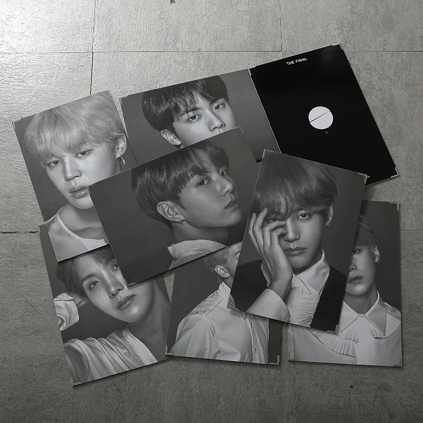 

KPOP Bangtan Boys Wings Limited Edition Same Photo Frames Fans Gifts Collections