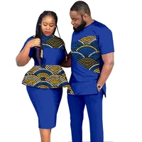 african couples clothing men and women outfits african clothing for couples women top and skirt sets men top and pants s20c010