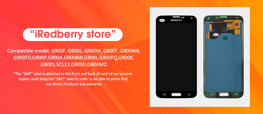 Тест ЖК для samsung Galaxy 4G S5 i9600 G900 G900M G900F ЖК-дисплей кодирующий преобразователь сенсорного экрана в сборе(не совместим G900H
